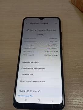 01-19004805: Samsung a035f galaxy a03 3/32gb