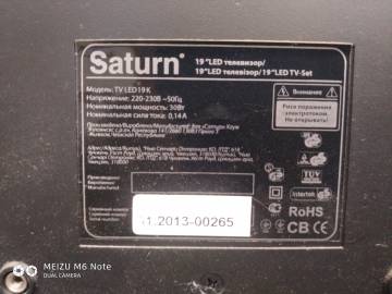 01-200275082: Saturn tv led 19k