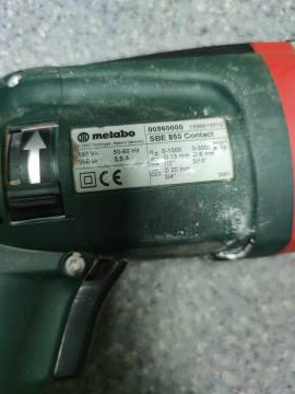 01-200209613: Metabo sbe 850 contact