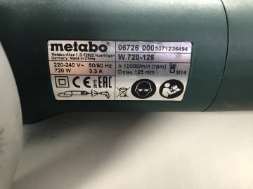 01-200220695: Metabo w 720-125