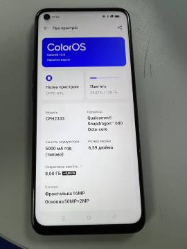 01-200098612: Oppo a96 8/128gb