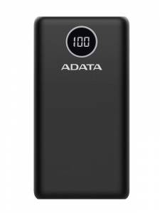 Зовнішній акумулятор Adata 20000 mah 20w qc 3.0/pd 3.0 usb-c + usb2.0 чорна