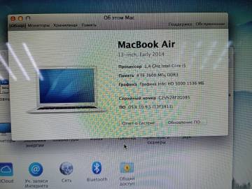 01-200134696: Apple macbook air a1466 13,3&#34; core i5 1.3ghz/ram4gb/ssd128gb/intel hd graphics 5000