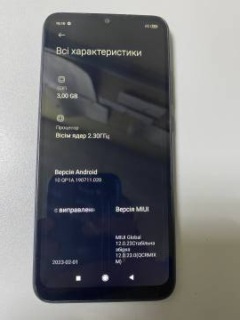 01-200166483: Xiaomi redmi 9c 3/64gb