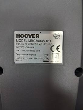 16-000239525: Hoover mbc500uv