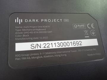 01-200108671: Dark Project kd87a dpo-kd-87a-000300-gmt