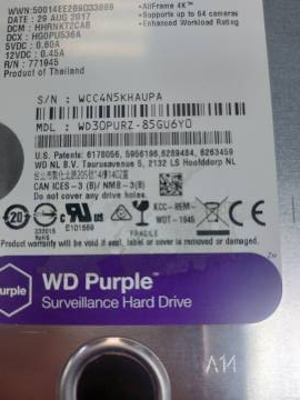 01-200285242: Wd purple 3 tb