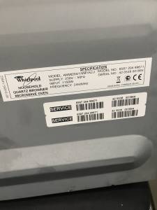 01-200239862: Whirlpool amw 204