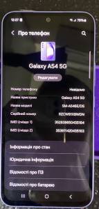 01-200289218: Samsung galaxy a54 5g 8/256gb