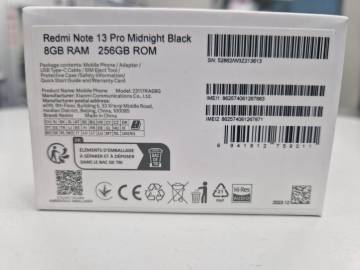 01-200130212: Xiaomi redmi note 13 pro 8/256gb