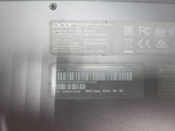 01-200270983: Acer єкр. 15,6/ celeron n3350 1,1ghz/ ram4gb/ ssd60gb