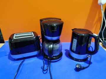 19-000000255: Hanseatic кофеварка, чайник, тостер