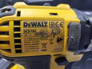 01-200271798: Dewalt dcd780 18v + 2акб 2аh + зп