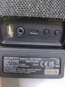 01-200291557: Sony srs-xg300