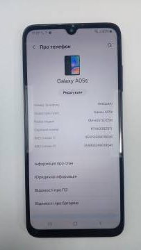 01-200311292: Samsung galaxy a05s 4/128gb