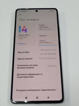 01-200310388: Xiaomi redmi note 13 pro 4g 12/512gb