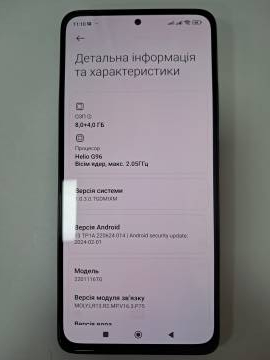 01-200171922: Xiaomi redmi note 11 pro 8/128gb