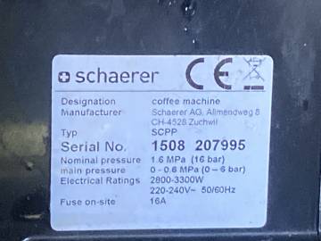 01-200029034: Schaerer coffee prime