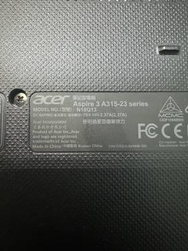 01-200145400: Acer aspire 3 a315-23-r89c amd athlon silver 3050u ssd512gb