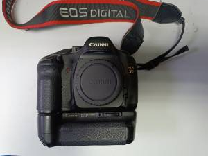 01-200204961: Canon eos 5d body + bg-e4 battery grip