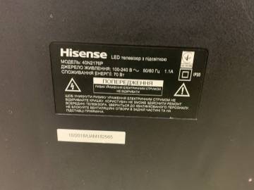 01-200073123: Hisense 40n2176p