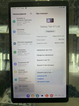 01-200136121: Samsung galaxy tab a7 lite wi-fi 3/32gb