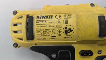 01-200296336: Dewalt dcd710