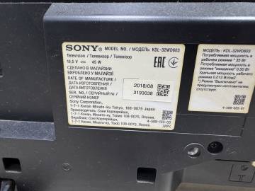 01-200299360: Sony kdl-32wd603