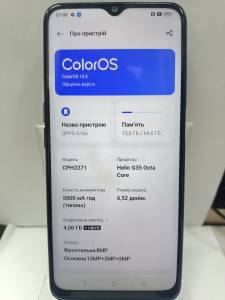 01-200300198: Oppo a16s 4/64gb