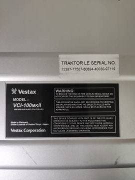 01-19327450: Vestax vci-100 mkll
