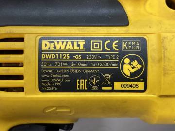 01-200200585: Dewalt dwd112s