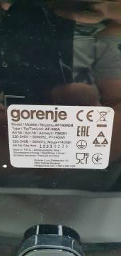 01-200182168: Gorenje af1409db