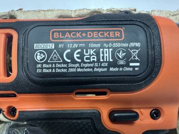 01-200274132: Black&Decker bdcdd12