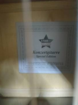 01-200129594: Star Instrumente konzertgitarre special edition