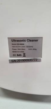 01-200059451: Ultrasonic cleaner ce-5200a