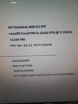 Пк сист. блок пк intel core i5-6500/ram 16 gb/ssd 256