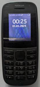 01-200172354: Nokia 105 dual sim 2019