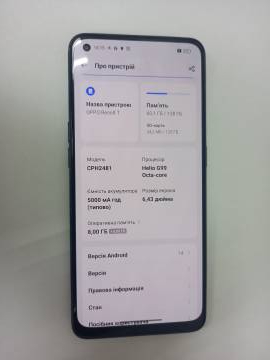 01-200274931: Oppo reno8 t 8/128gb