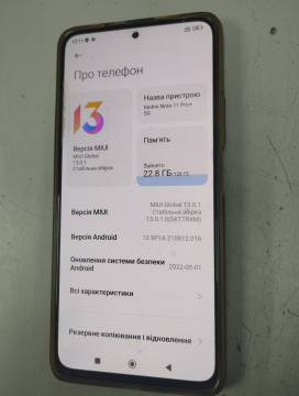 01-200173342: Xiaomi redmi note 11 pro+ 8/128gb