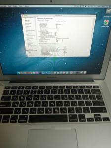 01-200250028: Apple a1466 macbook air 13.3&#34; /core i5 1,8ghz/ ram4gb/ ssd256gb/ intel hd4000