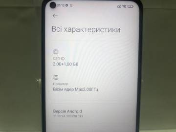 01-200112495: Xiaomi redmi note 9 3/64gb