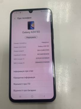 01-200226621: Samsung a346e/dsn galaxy a34 5g 6/128gb