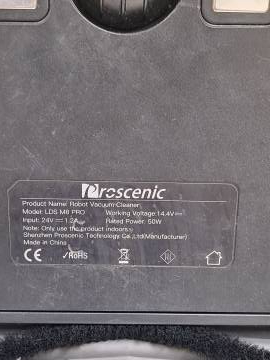 01-200276950: Proscenic m8 pro