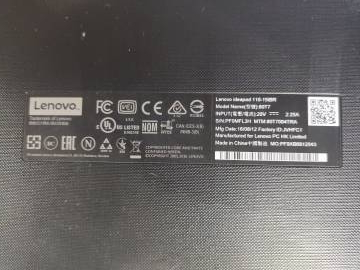 01-200222652: Lenovo єкр. 15,6/ celeron n3060 1,6ghz/ ram4096mb/ hdd250gb