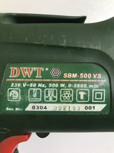 01-200156890: Dwt sbm-500 vs