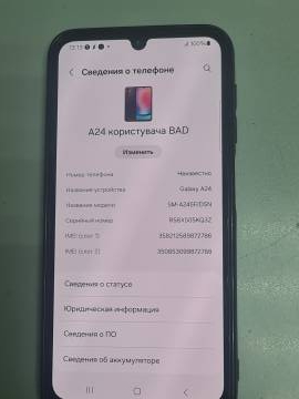 01-200268461: Samsung galaxy a24 6/128gb