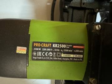 01-200239980: Procraft kr-2500